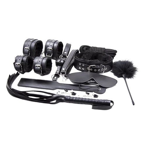 Leather Bondage Set – 10 Pcs