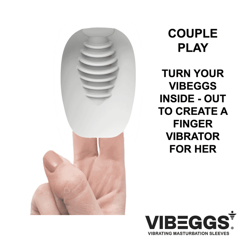 VIBEGGS - Blow Misty - Vibrating Masturbation Sleeve - White