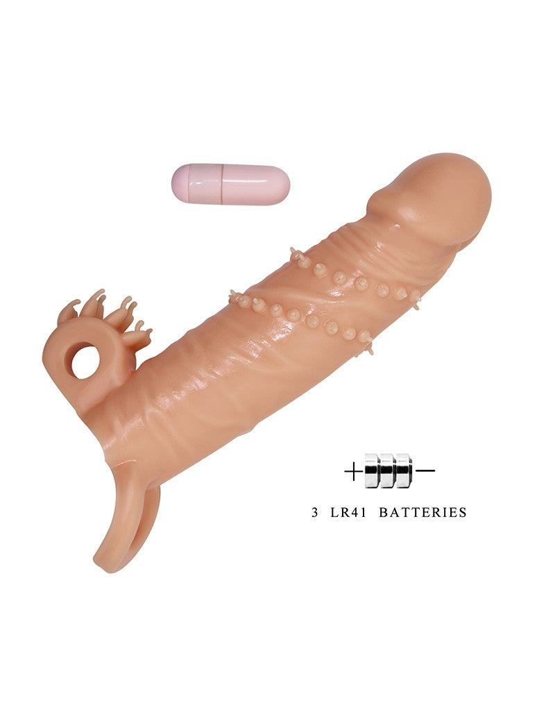 Penis Sleeve Vibrator + Clitoral Stimulator