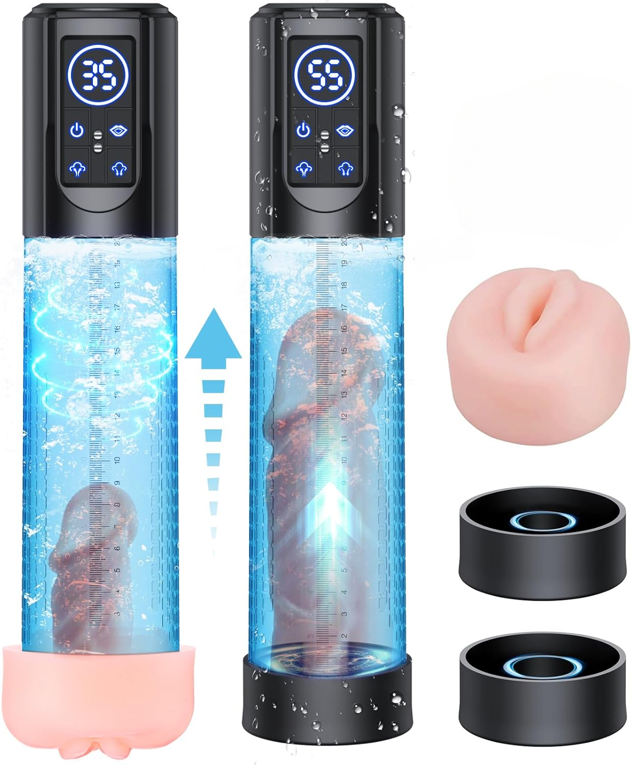 Electric Penis Pump Waterproof 3-in-1