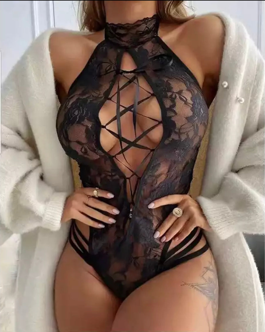 Erotic lace lingerie