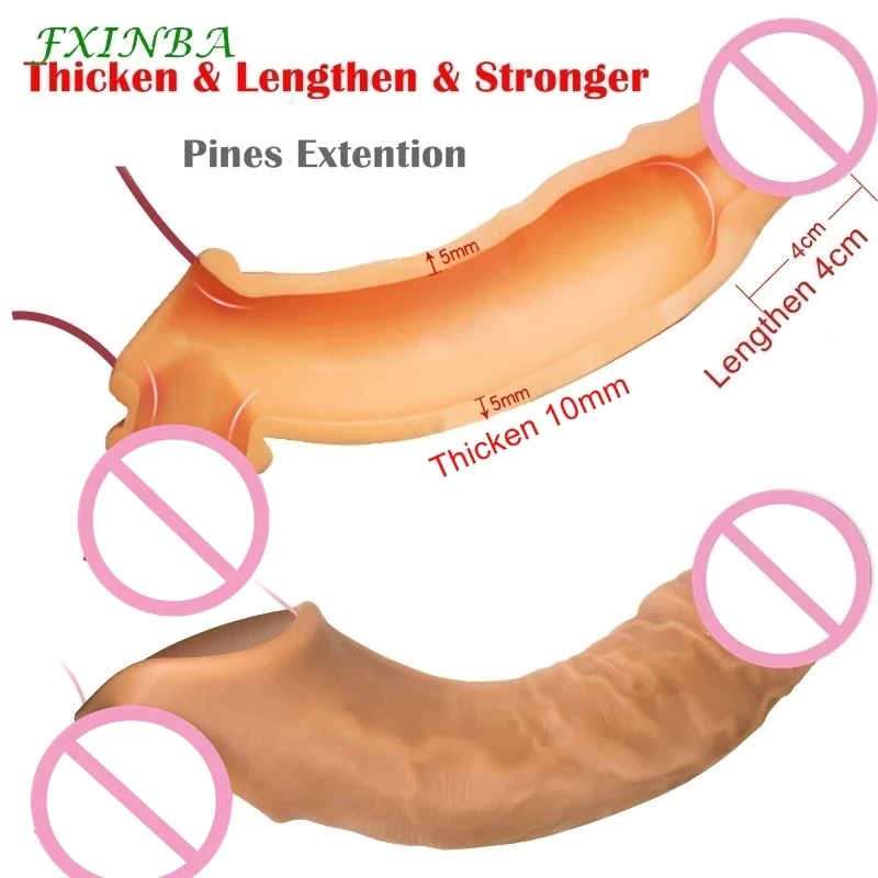 Reusable Condom - Penis Sleeve and Extender