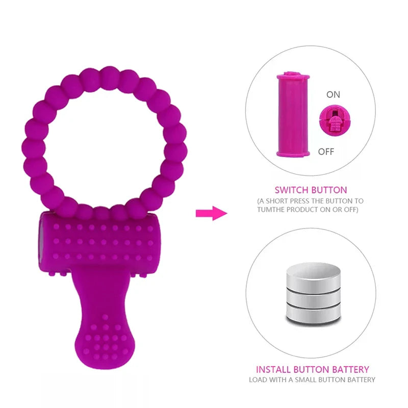 Apollo Penis Ring and Clit Stimulation Vibrator