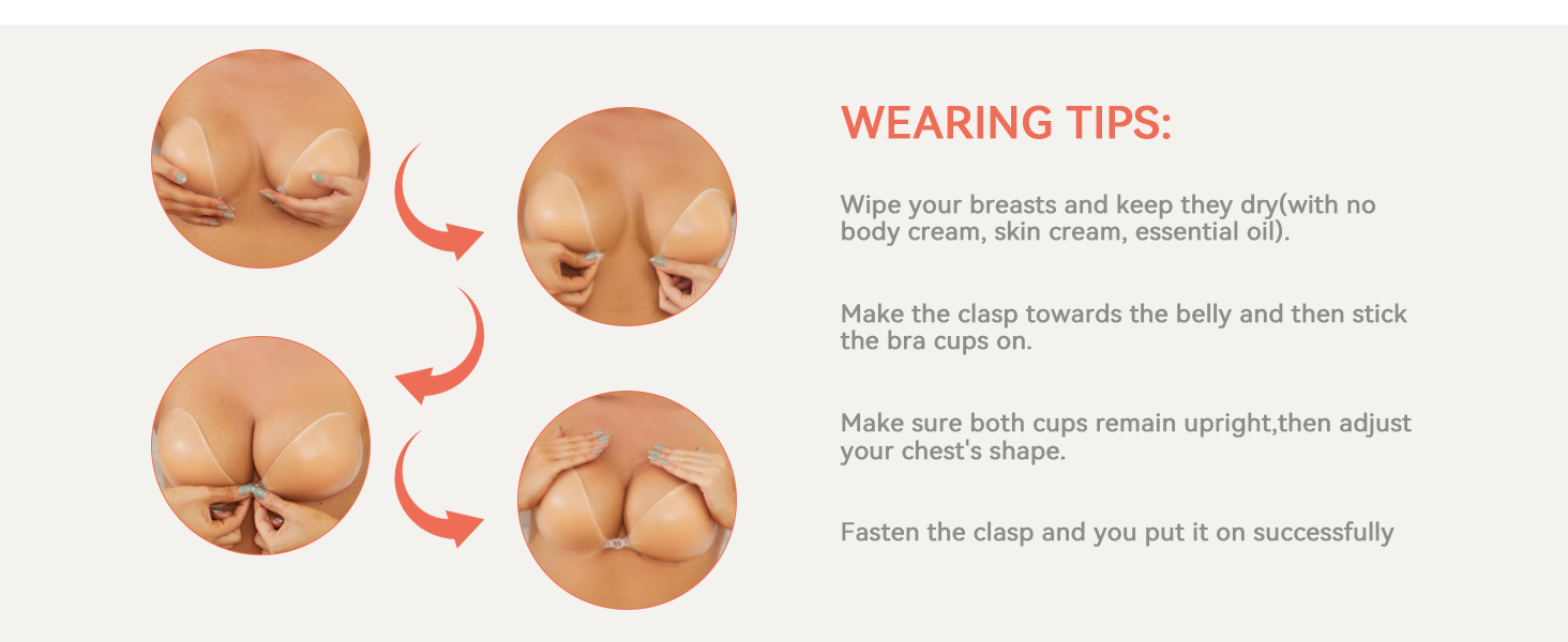 Silicone Adhesive Strapless Bra