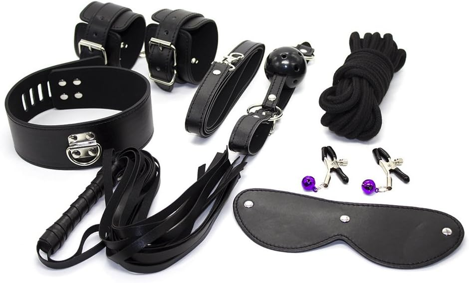 7-Piece Leather BDSM Set – Miami