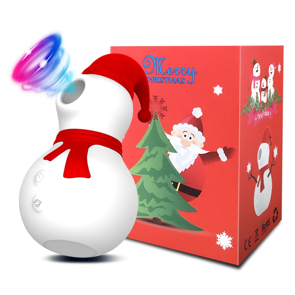 Snowman Sucking Vibrator