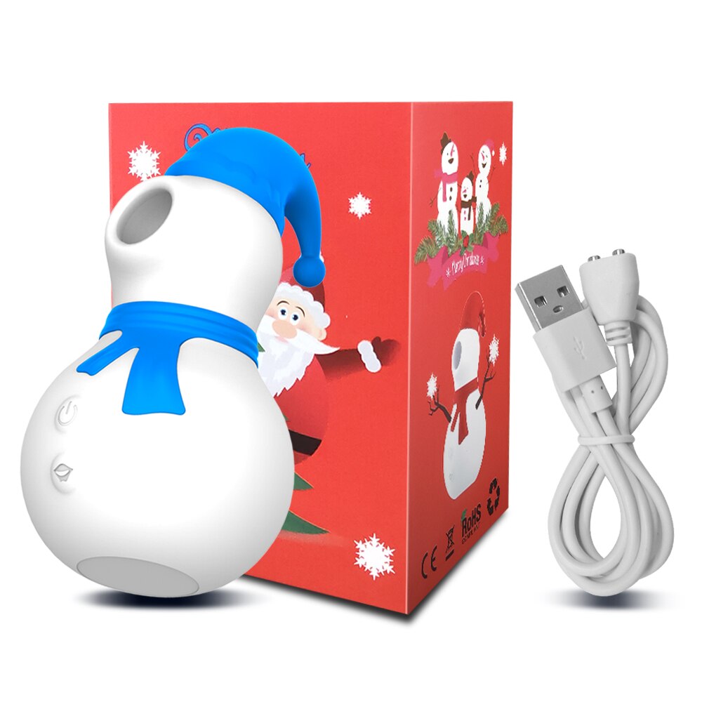 Snowman Sucking Vibrator