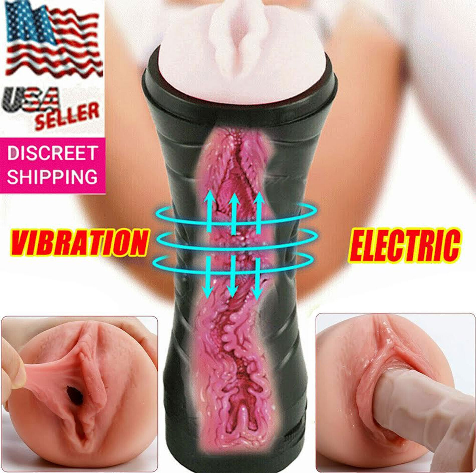 Flashlight Vibrator Vagina