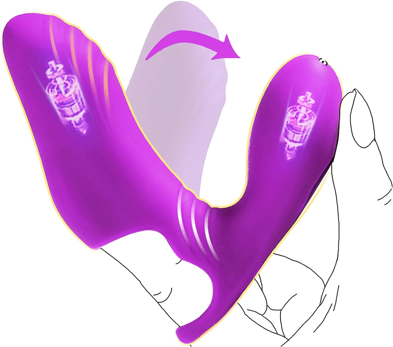 Finger GSPOT Dual Motor Vibrator