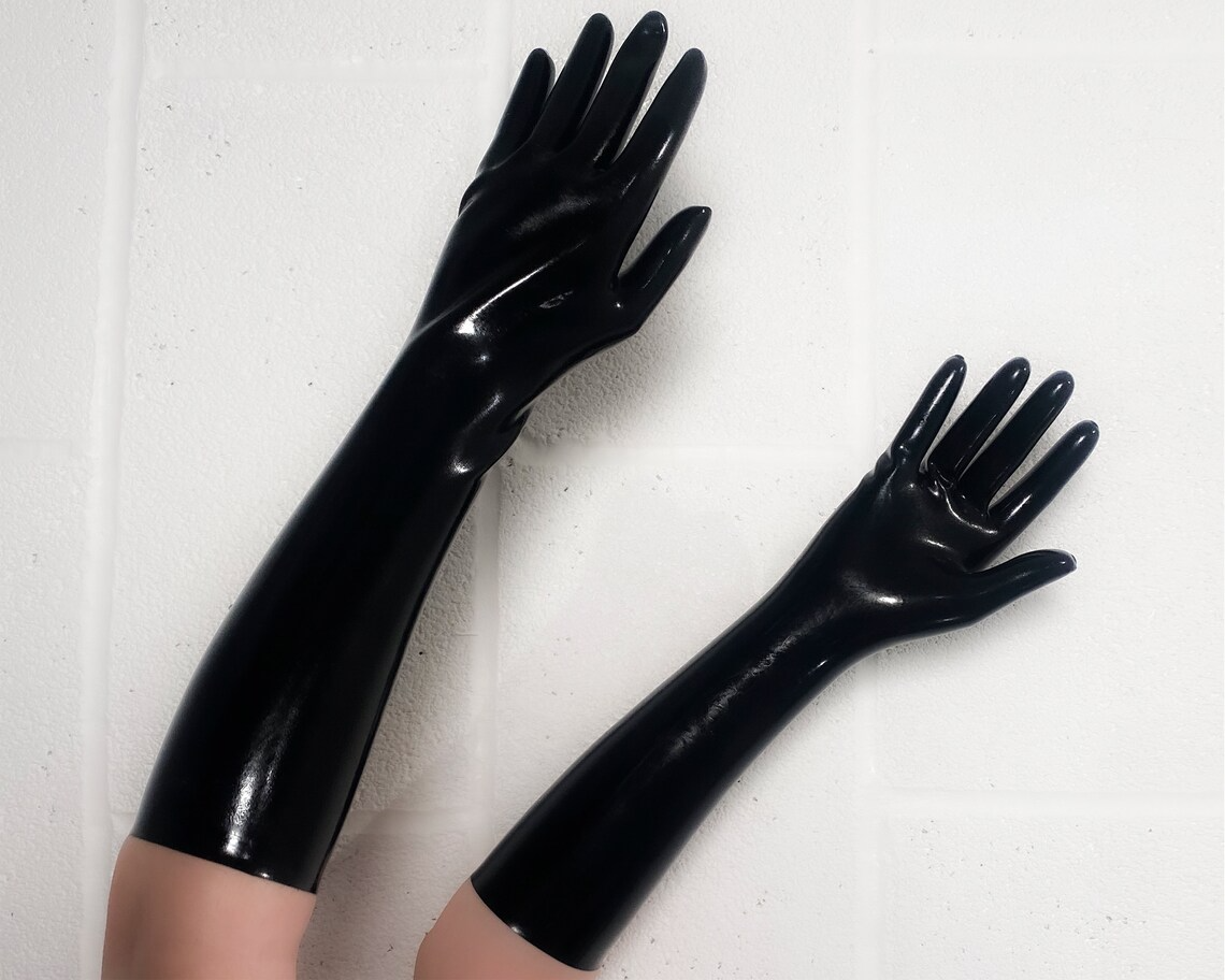 Latex Fetish Gloves