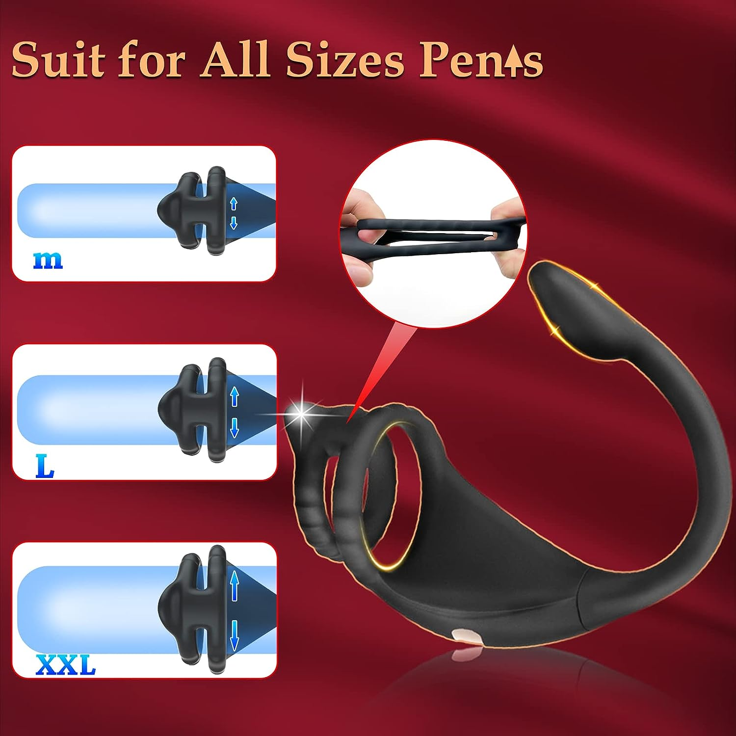 Ultimate Pleasure Duo Remote-Controlled Vibrating Cock Ring & Prostate Massager Set