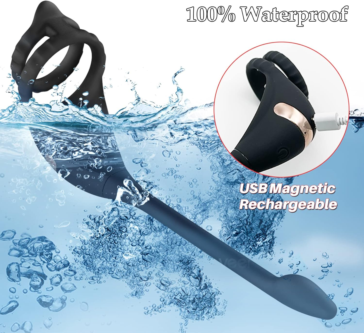 Ultimate Pleasure Duo Remote-Controlled Vibrating Cock Ring & Prostate Massager Set