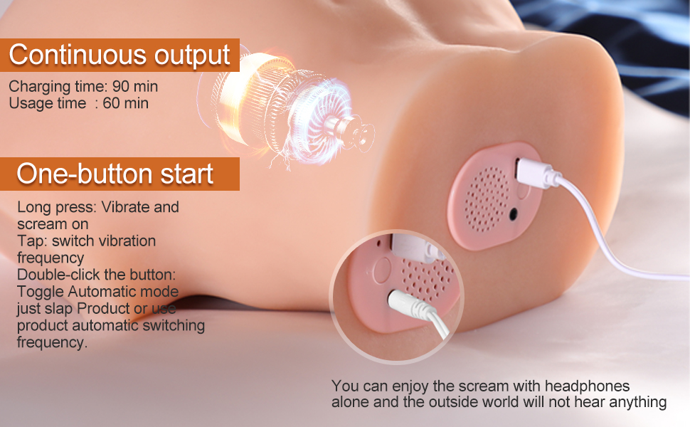 Male Masturbator - Realistic Feature 4.5 KG