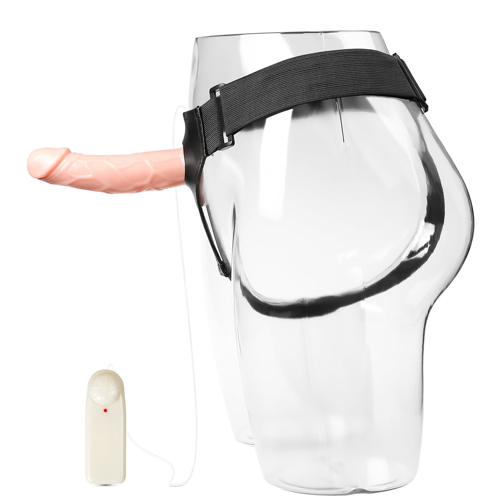 Solid Strap-On With Vibration