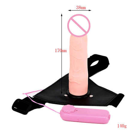 Solid Strap-On With Vibration