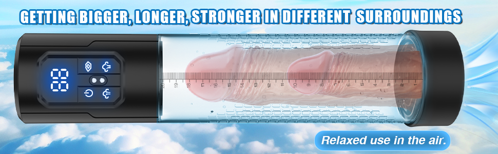 Electric Penis Pump Waterproof 3-in-1