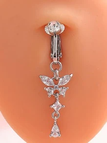 Clip On Fake Belly Piercing