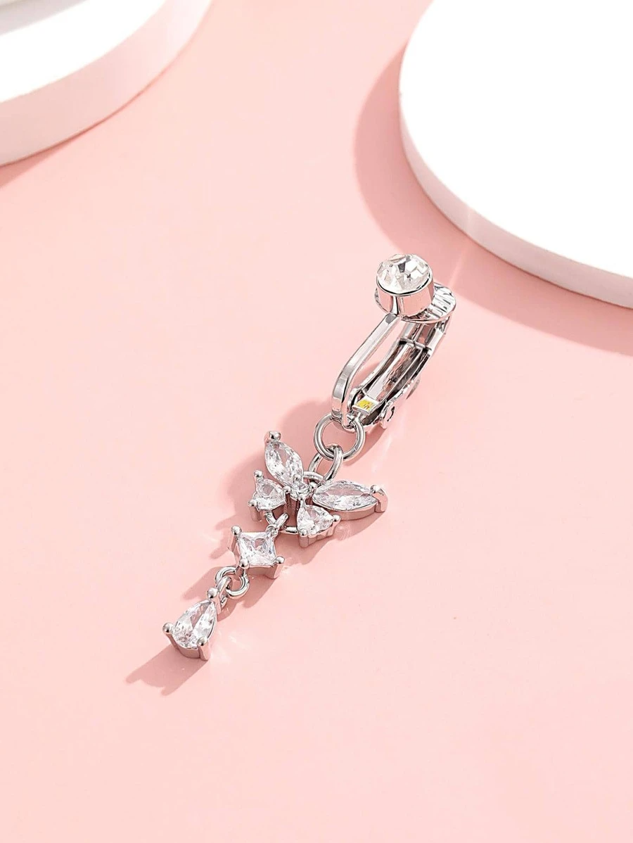 Clip On Fake Belly Piercing