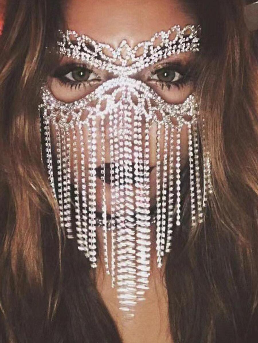 Mystique Zircon And Rhinestone Tassel