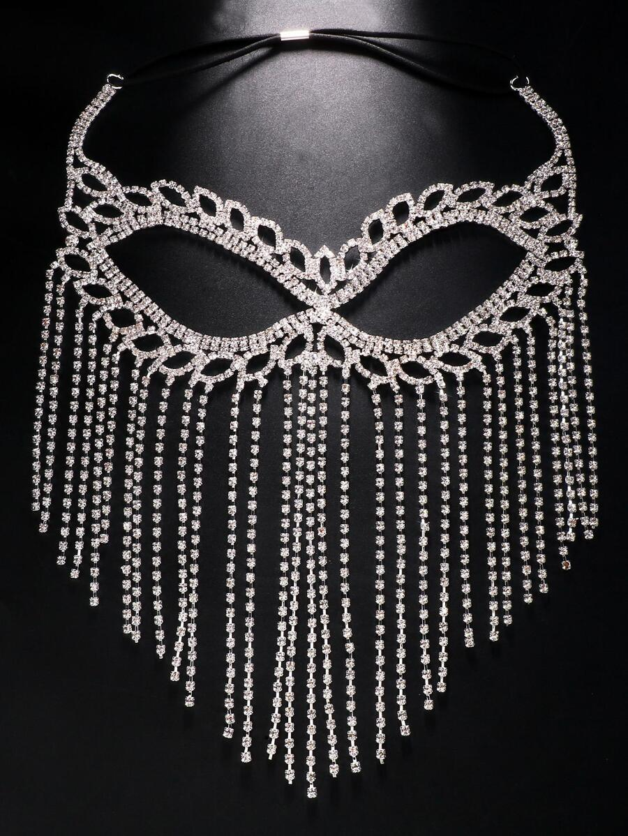 Mystique Zircon And Rhinestone Tassel