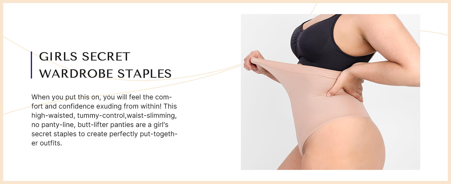 Anti  Roll Shapewear  Draws