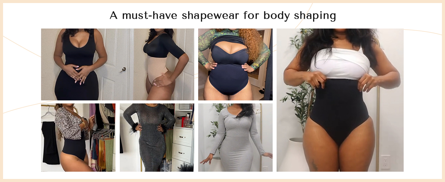 Anti  Roll Shapewear  Draws