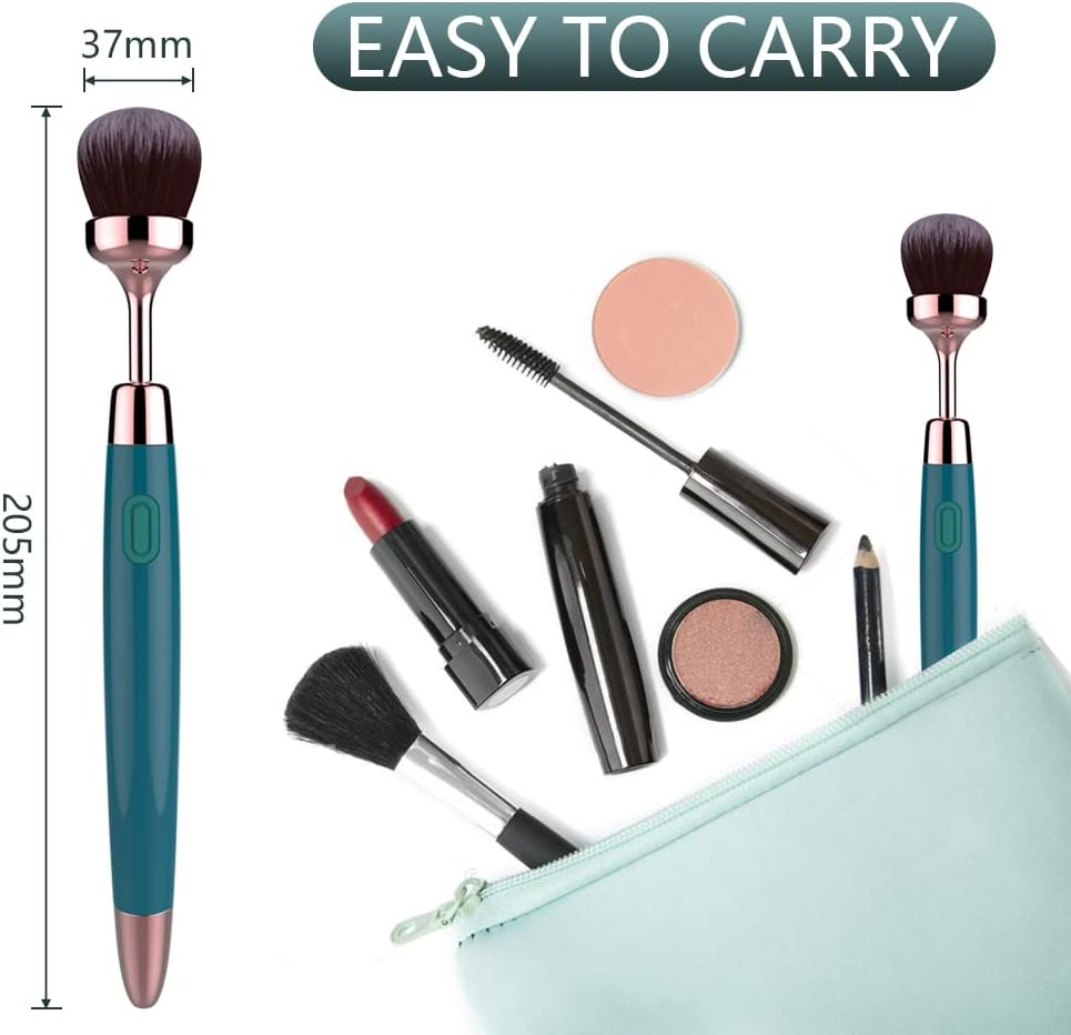 GlowVibe 10-Mode Makeup Brush Vibrator