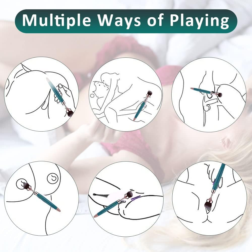 GlowVibe 10-Mode Makeup Brush Vibrator