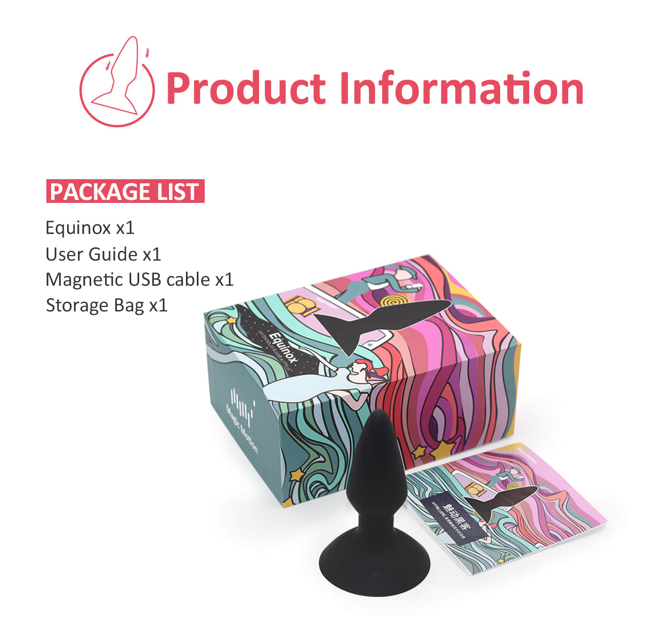 Magic Motion Equinox App Controlled Silicone Butt Plug