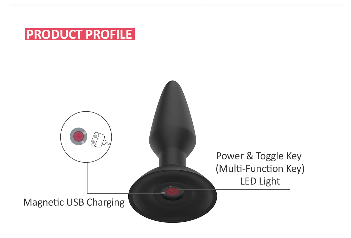 Magic Motion Equinox App Controlled Silicone Butt Plug