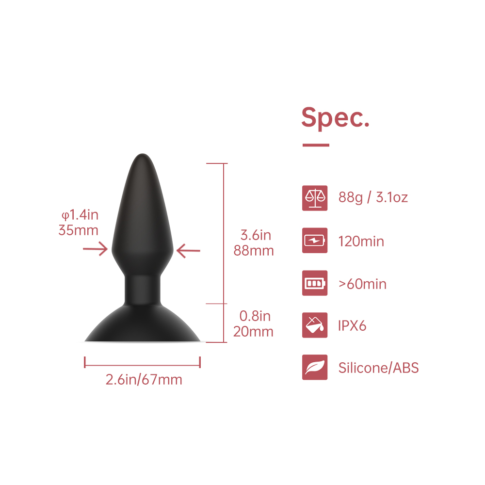 Magic Motion Equinox App Controlled Silicone Butt Plug
