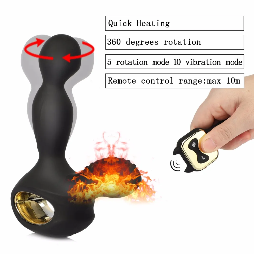 Rotating Heated Prostate Vibrator