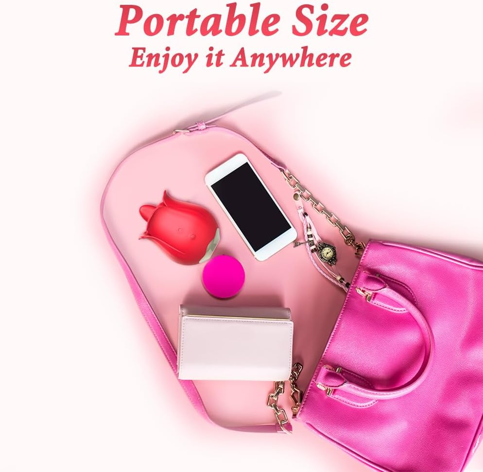 Rose Toy Clit Vibrator and Tongue Licker