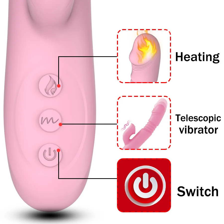 GlowThrust Heating Pleasure Vibrator