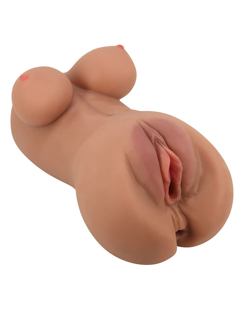 Crazy Bull - Hannah - Premium Dual Channel Male Masturbator - Brown