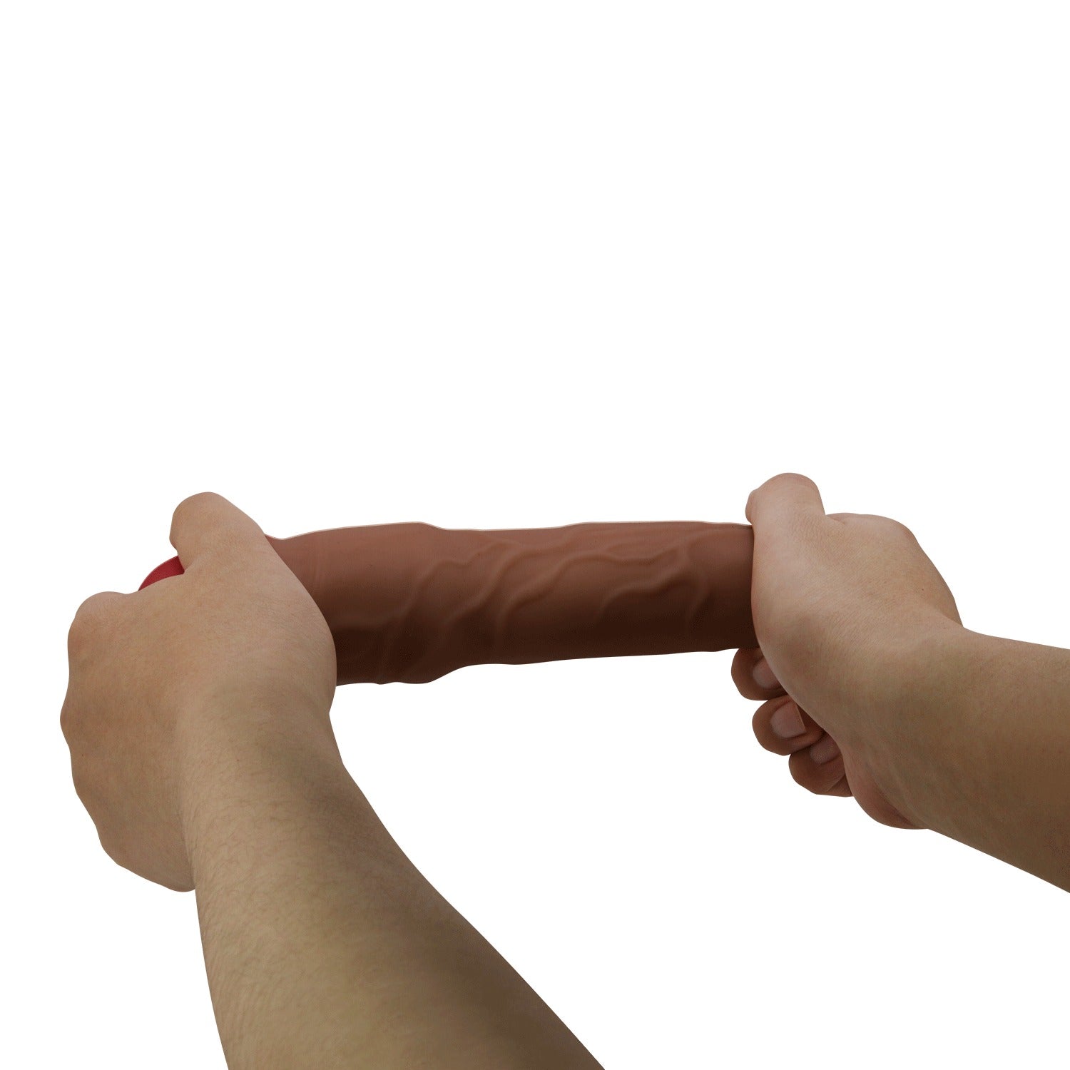 Pretty Love - Gerd - Cock Ring with Extend Penis Sleeve - 75mm - Brown