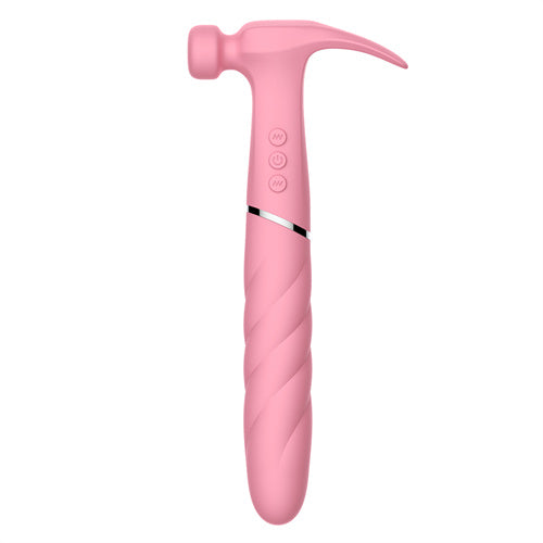 Pink Exotic Hammer 3 Sided Pleasure Vibrator