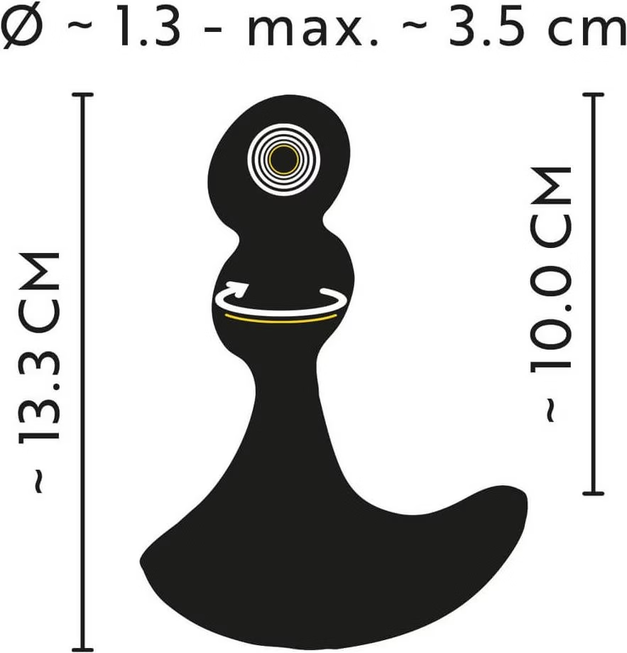 Anos RC Rotating Prostate Massager with Vibration