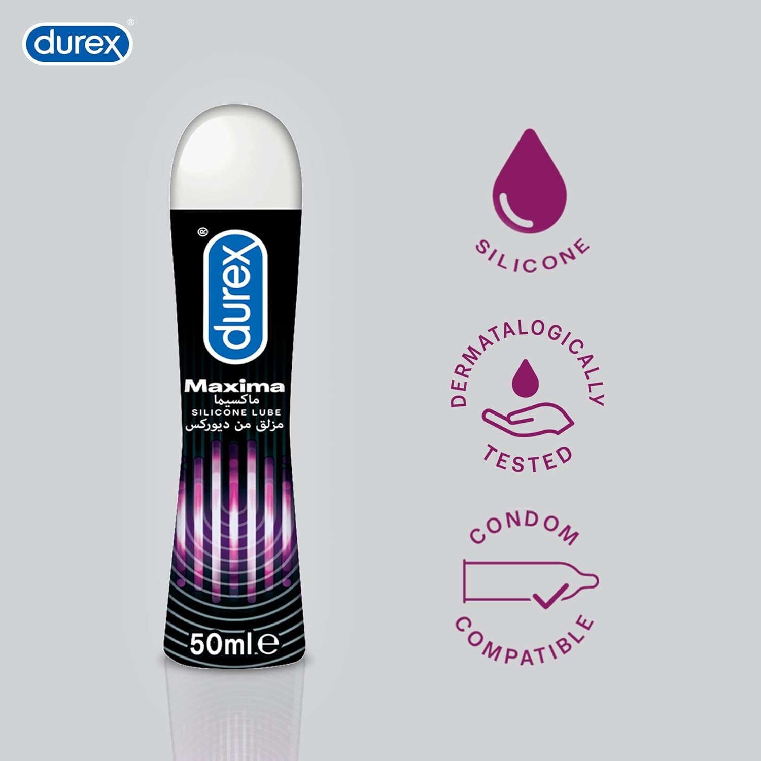 Durex Intimate Pleasure Lubricant Gel, Eternal, 50 ml