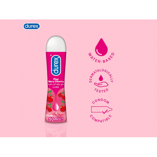 Durex Cherry Water Based Lubricant 50 ML