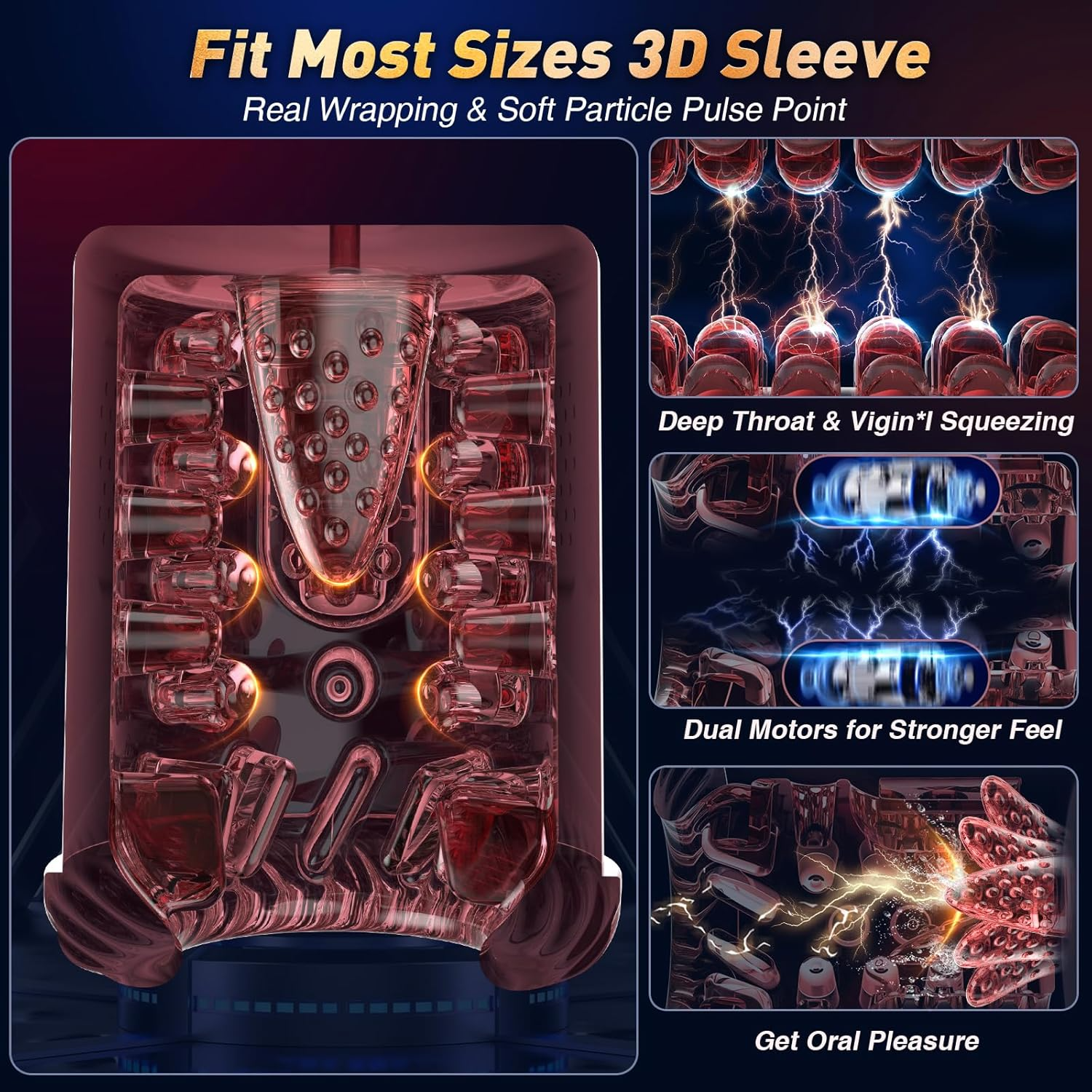 EINSEO AI Sync 7-Mode Pump Sucking & Thrusting Stroker
