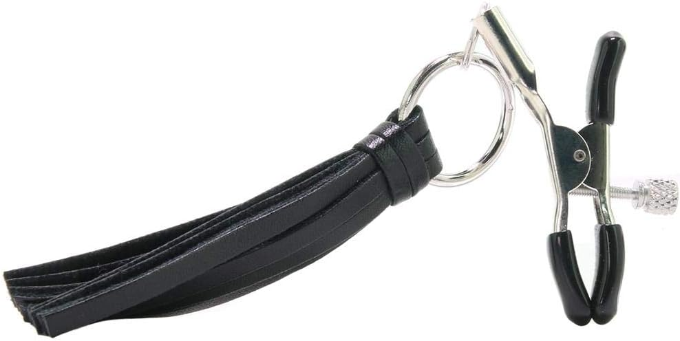 CalExotics Nipple Play Playful Tassels Nipple Clamps - Black