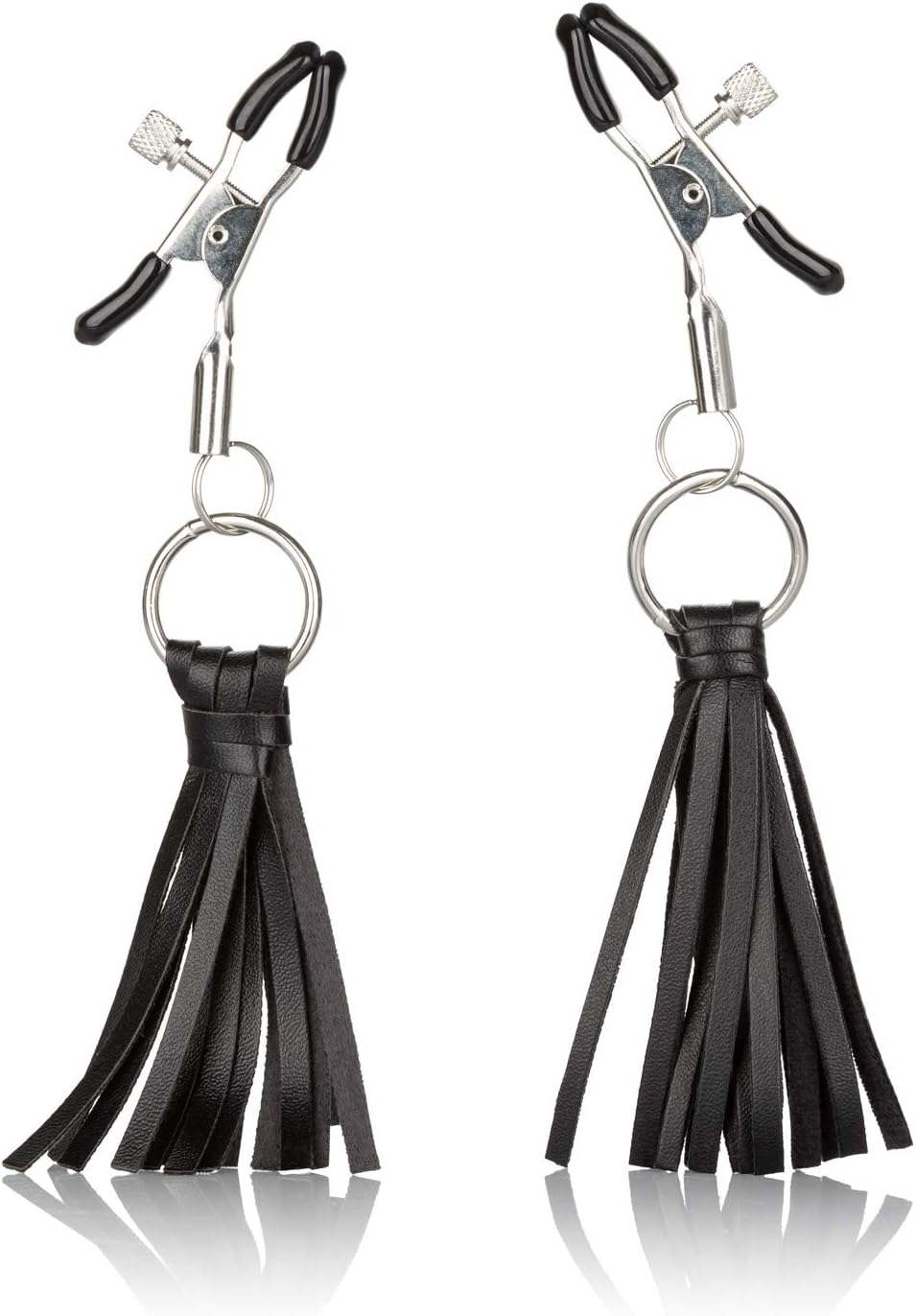 CalExotics Nipple Play Playful Tassels Nipple Clamps - Black