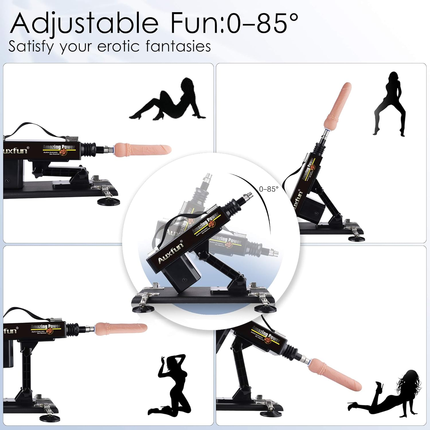 Thrusting Sex Machine - 6 Attachments