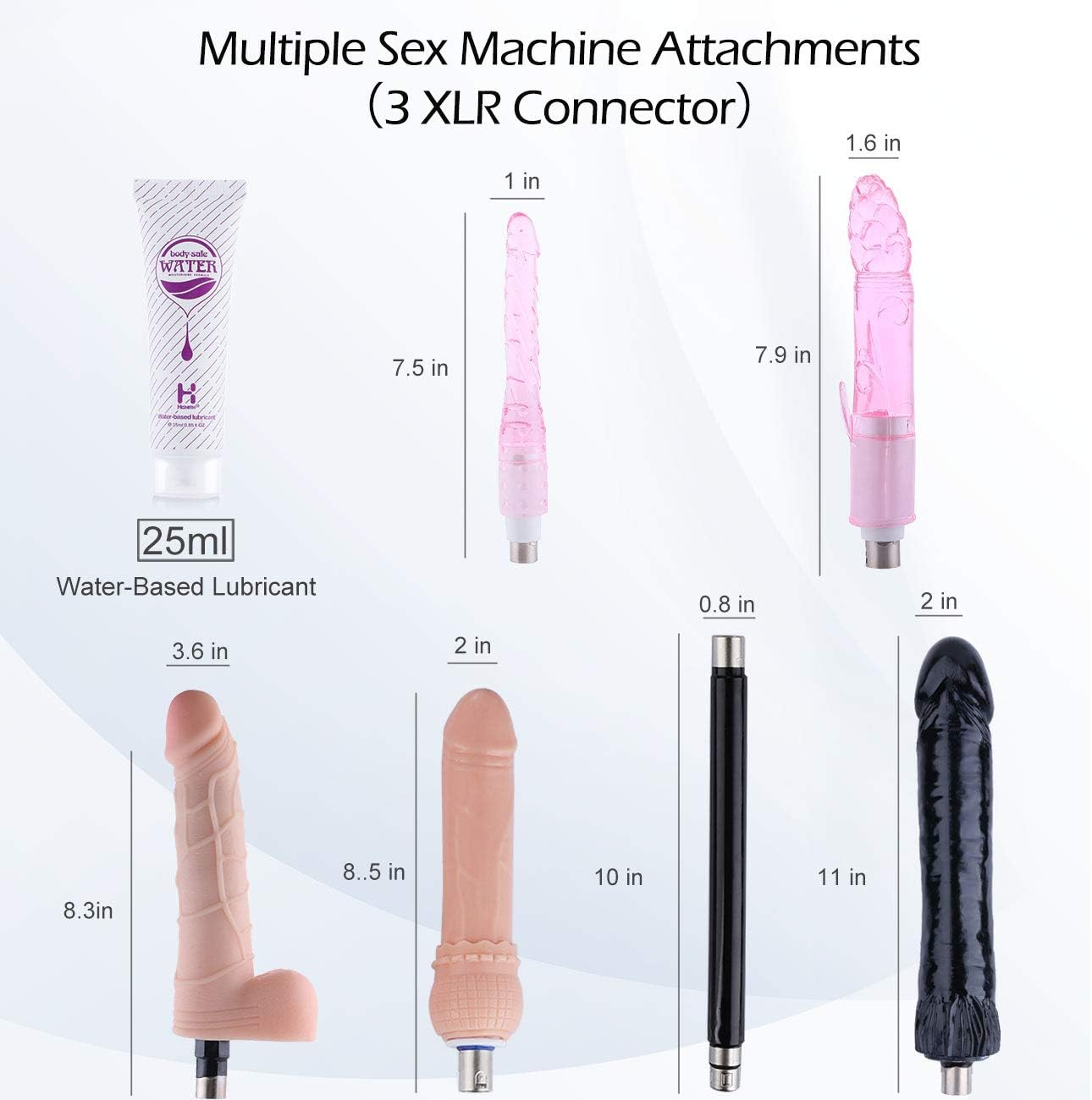Thrusting Sex Machine - 6 Attachments