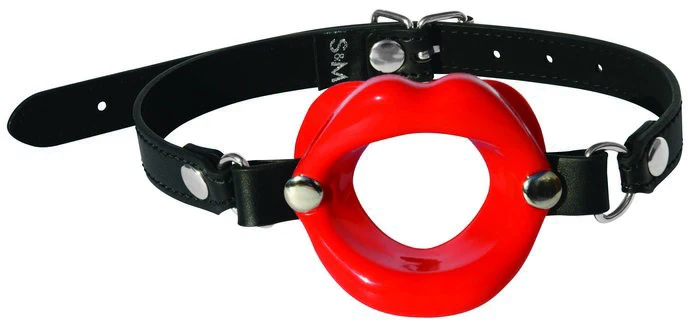 Open Lips Mouth Gag - Silicone