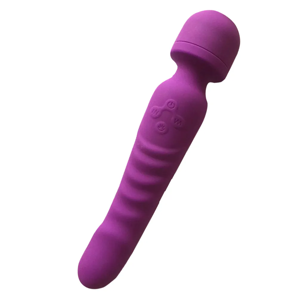 Heating Vibrator - Double Sided