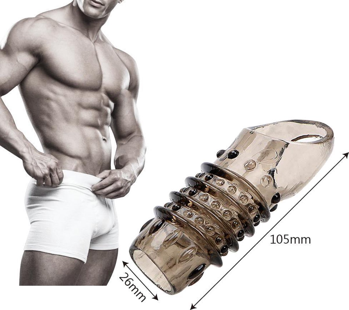 Penis Ring - Enlargement Spiral Sleeve