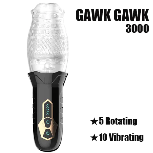 GAWK GAWK - Rotating & Sucking Vibrator for Men