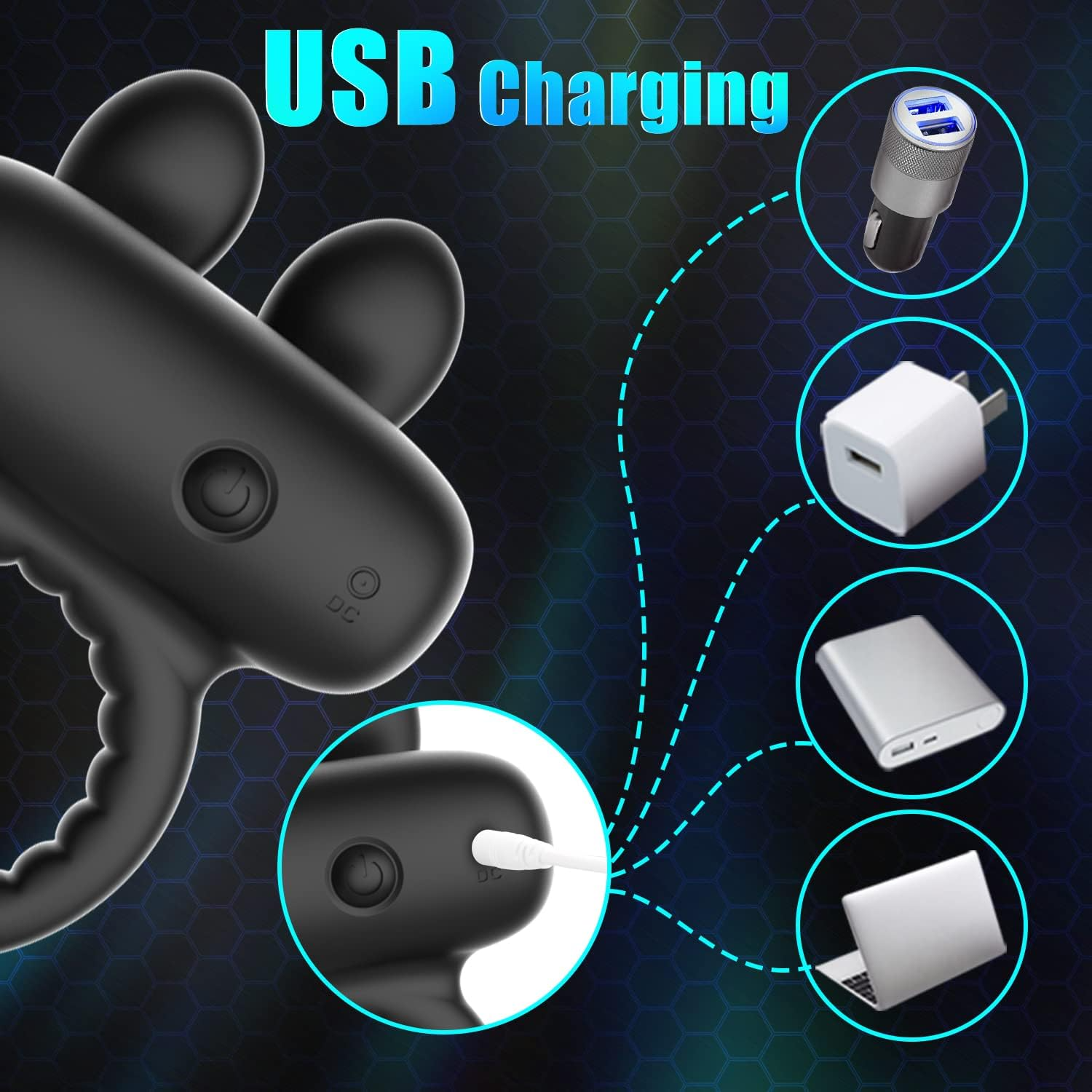 Daythi Cock Ring Vibrator with Remote